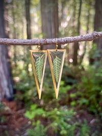 Image 2 of Enchanted Fern Earrings 
