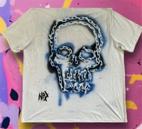 Image 2 of “MOUTHFUL” HAND PAINTED T-SHIRT 3XL