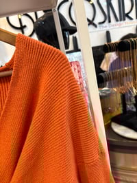 Image 2 of Rust crop sweater 