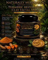 Image 1 of “MOTHER EARTH” Turmeric Restorative Clay Facial Mask 