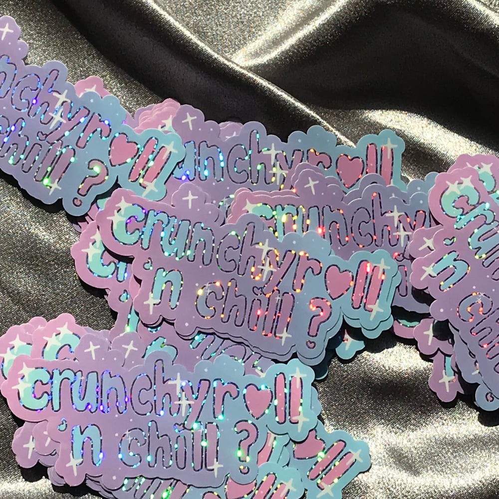 Image of Crunchy roll & Chill sticker 