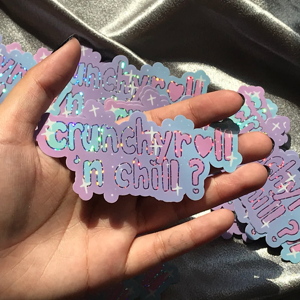Image of Crunchy roll & Chill sticker 