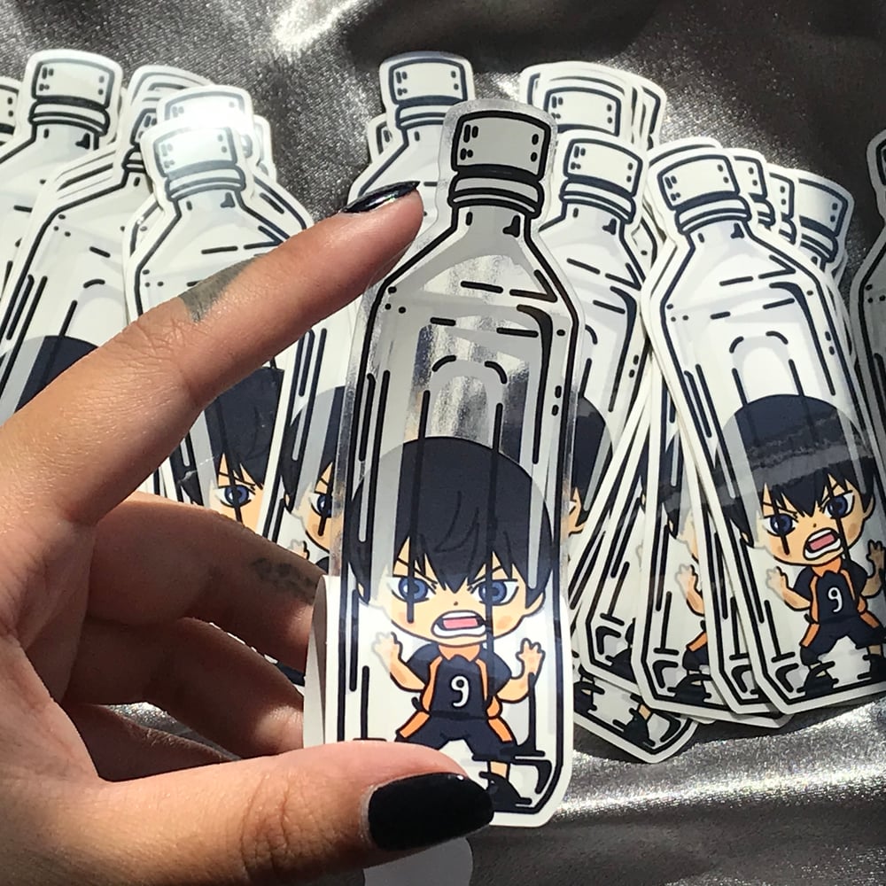 Image of Kageyama clear sticker 