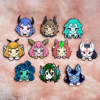 Image 1 of Monster Cuties Enamel Pins!