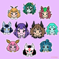 Image 2 of Monster Cuties Enamel Pins!