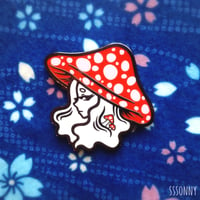 Image 4 of Miss Shroom Hard Enamel Pin