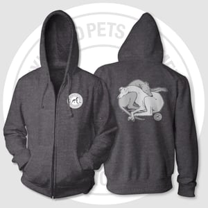 GPA/GNW - Zip Up Hoodie - Charcoal Heather