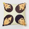 John Paul George Ringo cushion