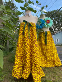 Simply Adorable African Drawstring Ruffled Skirt