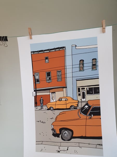 Image of "Streets of desire" print