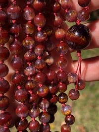 Image 2 of Super Seven Mala, Included Amethyst Mala with Cacoxenite and Hematite