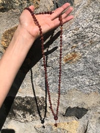 Image 5 of Super Seven Mala, Included Amethyst Mala with Cacoxenite and Hematite