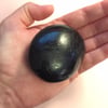 Black Tourmaline Palm Stone 