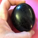 Black Tourmaline Palm Stone 