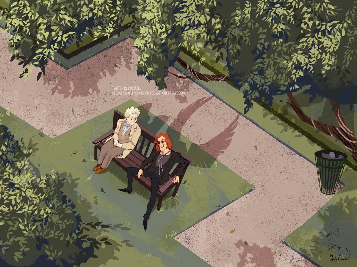 Image of Good Omens Letter Size Prints (Individual)