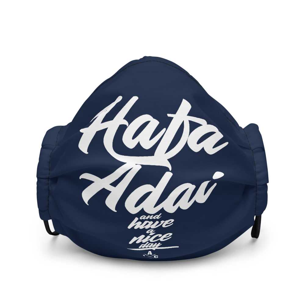 Hafa Adai Navy Face Mask I Am Clothing Guam