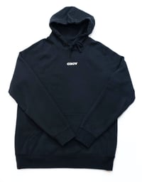 DEDA MENS NAVY HOODIE WHITE LOGO