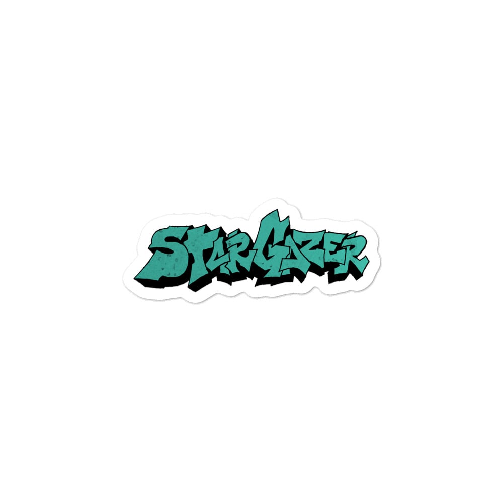 Star Gazer Graffiti Sticker