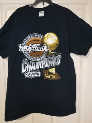 2014 San Antonio Spurs Champions Tee size Large