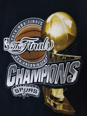 2014 San Antonio Spurs Champions Tee size Large
