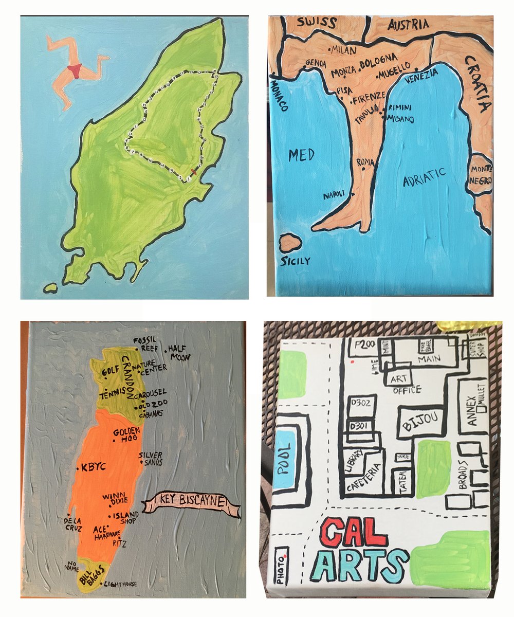 Image of Custom Memory Map Painting