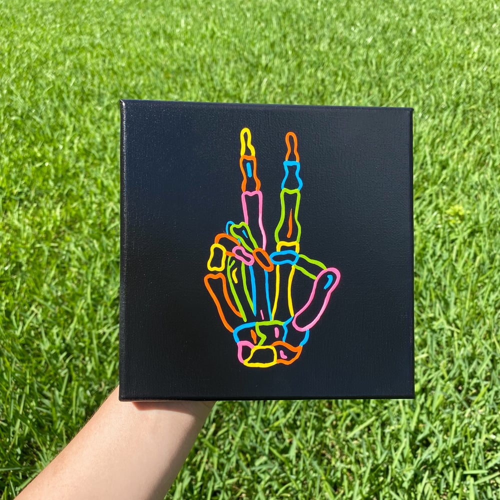 Image of PEACE SIGN CANVAS