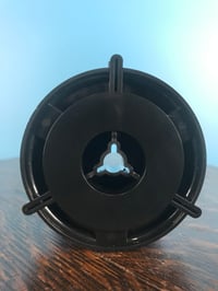 Image 4 of Burlington Recording Professional Blue 1/4" NAB Hub Adapters with Aluminum Trumpet (PAIR)
