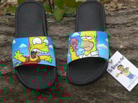 Image 4 of The Simpsons Custom Nike Slides
