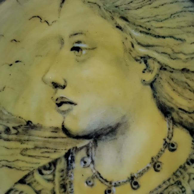 Portrait of Sappho in Porcelain 