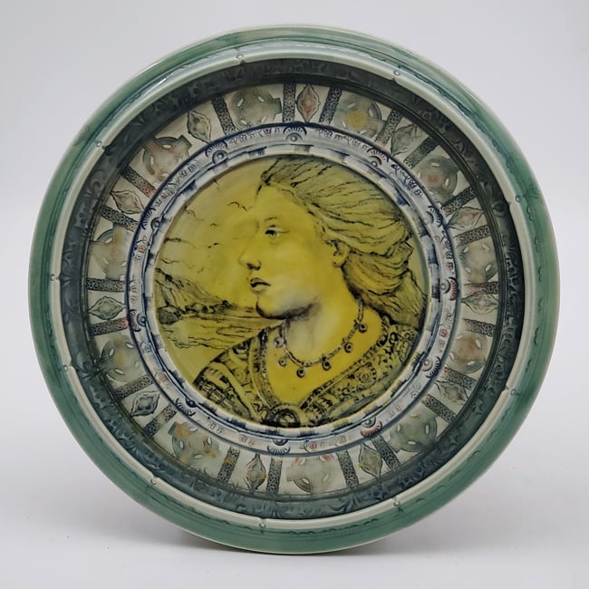 Portrait of Sappho in Porcelain 
