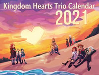 Kingdom Hearts Trio Calendar 2021, Calendar only