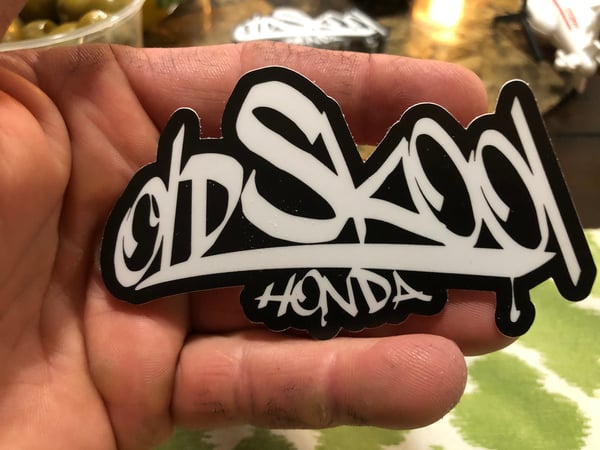 Image of " Die cut stickers Oldskoolhonda 