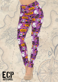 Image 3 of “Spooky Party” Butter Soft Leggings