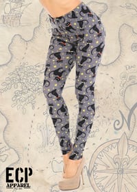 Image 2 of “Midnight Cats” Butter Soft Leggings