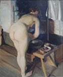 20th Century Swedish Artist ‘Nude in the Studio, 1922’ 