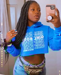 Image 2 of Have a nice day cropped hoodie
