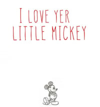 Little Mickey Card 