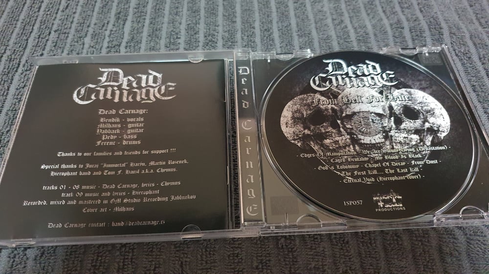 DEAD CARNAGE - FROM HELL FOR HATE CD