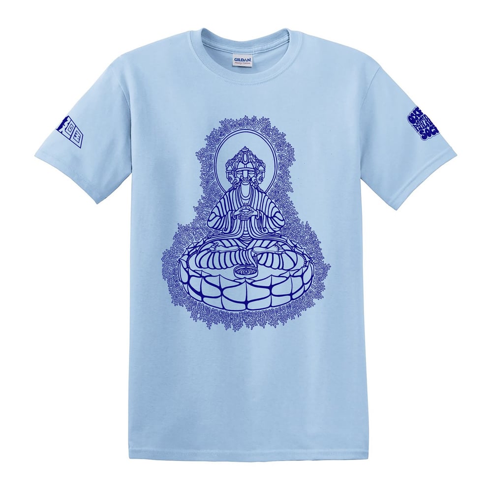 Image of Trimurti T-shirt in light blue