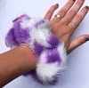 Large Cow faux fur scrunchie 