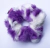 Large Cow faux fur scrunchie 