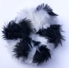 Cow faux fur scrunchie 