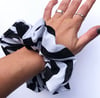 Zebra medium scrunchie 