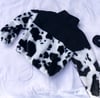 Mini Moo Faux Fur Jumper Jacket 