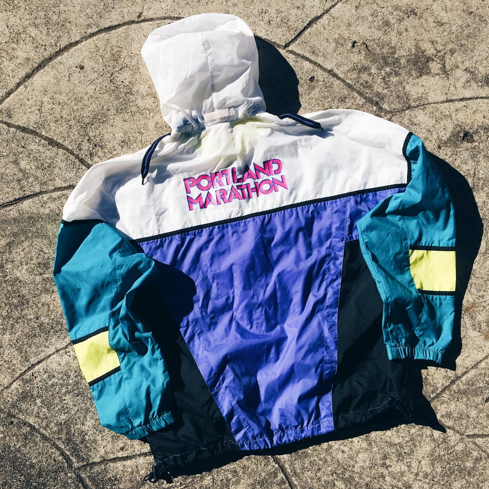 Image of Original Early 90’s Nike Portland Marathon Promo Staff Jacket.