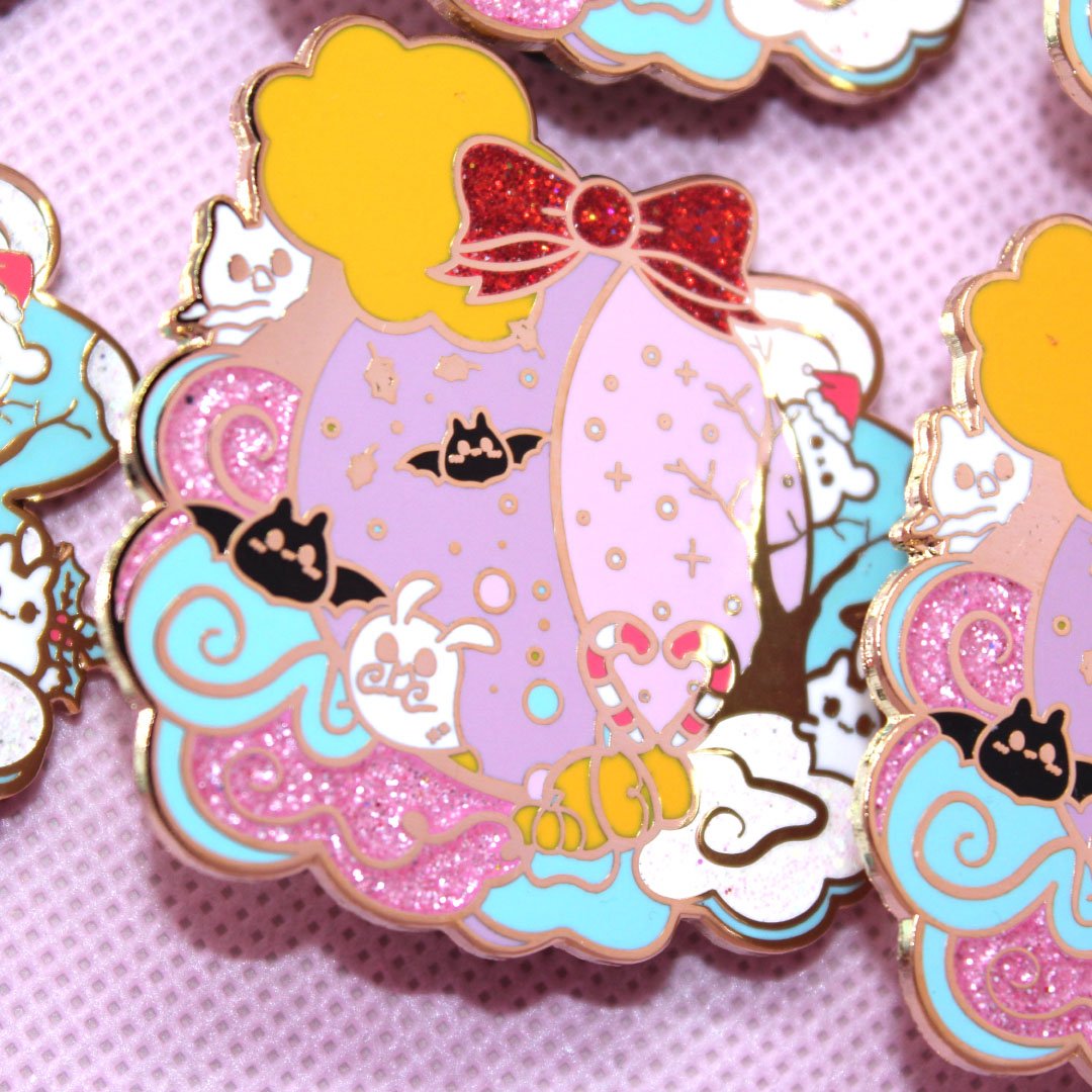 Halloween enamel pins | Lunar Magic Studios