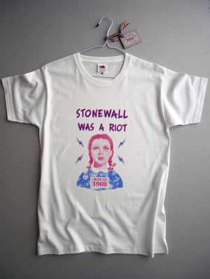 Image of STONEWALL WAS A RIOT t-shirt 