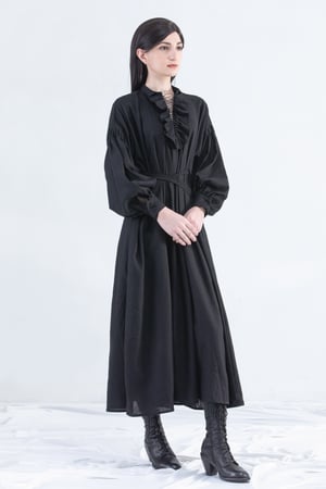 Image of Vinnie Ruffle Maxi Dress With Strap