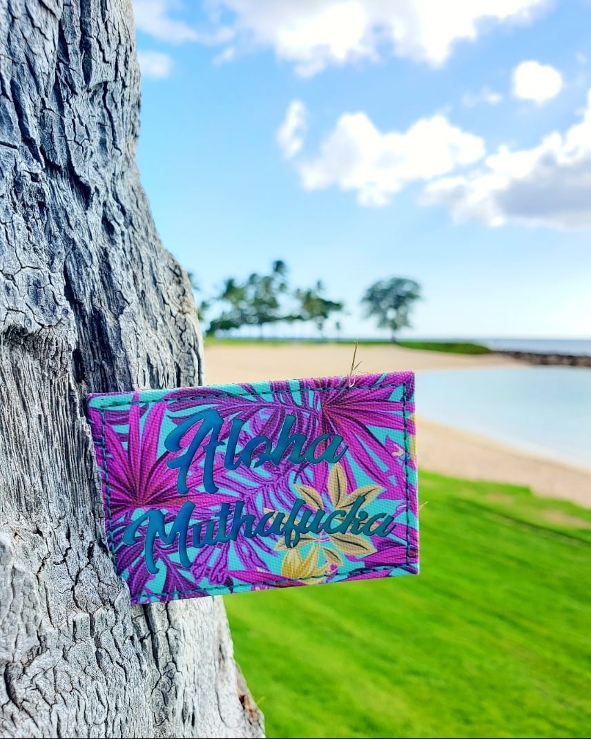 ♡alohamana♡ New! Aloha Muthafucka laser cut | Golden Tiger Workz