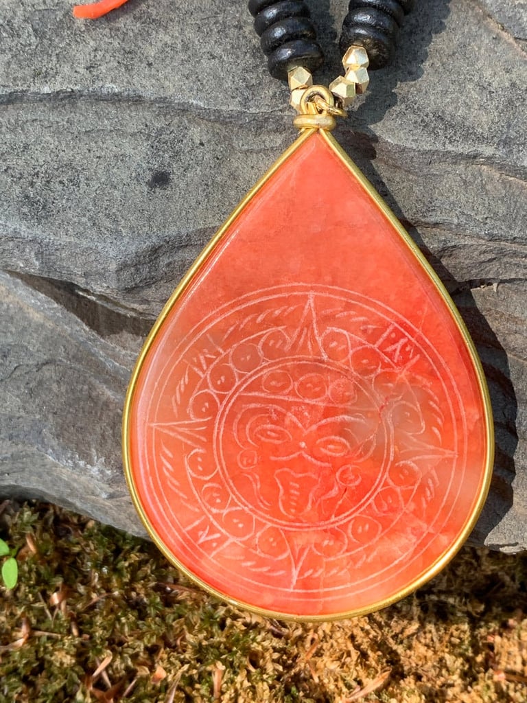 Black Hole Sun Necklace Image 4